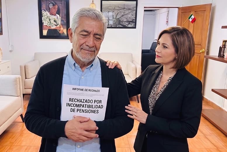 Adulto mayor rechazado por incompatibilidad de pensiones